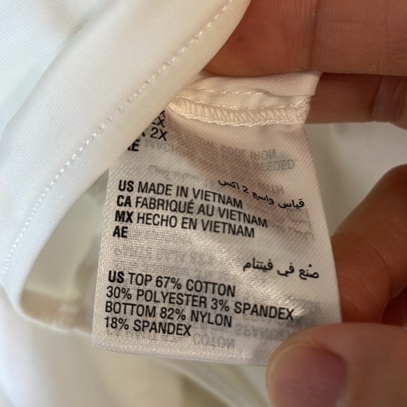 NWT. JEANNIE MAI x INC 2X Button Up Long Sleeve Shirt Top Bodysuit. - Picture 7 of 12